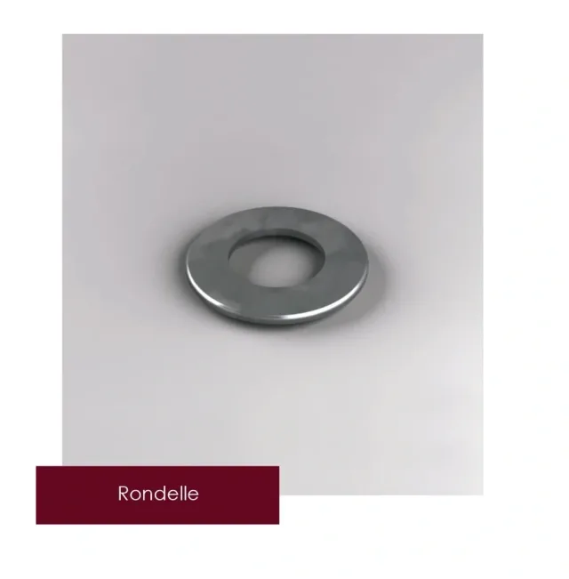 Flat hardware washers