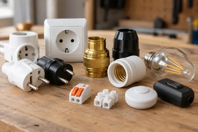 Range selection: Plugs, lamp holders & accessories