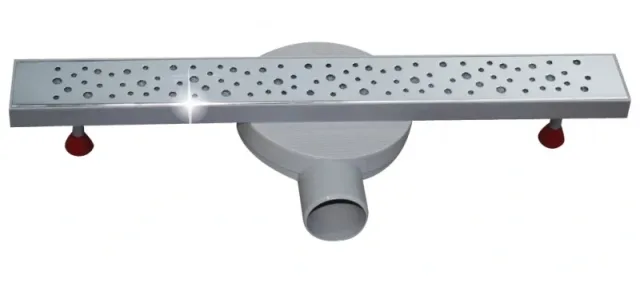 Shower channel drain stainless steel-Slim adjustable L500 Bubble 316L EJIM JSB1037
