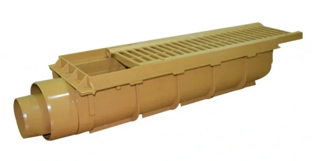Garage drainage channel 130/500 caramel — EJIM JCA4015