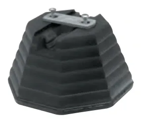 Concrete support for flat roofs