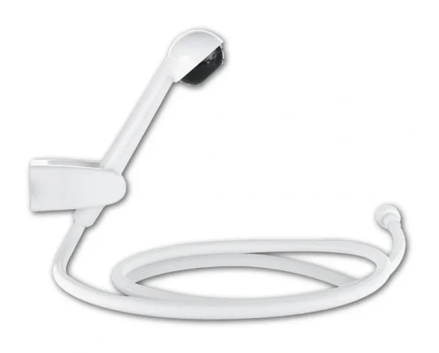 Shower set with domed hand shower white — EJIM JSB1058