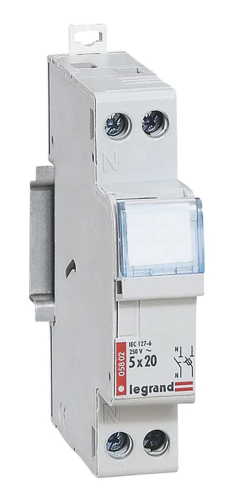 Legrand fuse holder — 250V, 1 pole, IP20 — 005802