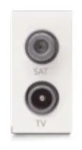 Combined socket tv/SAT 1 module antibacterial 43 — SOMEF 436096/TRN2