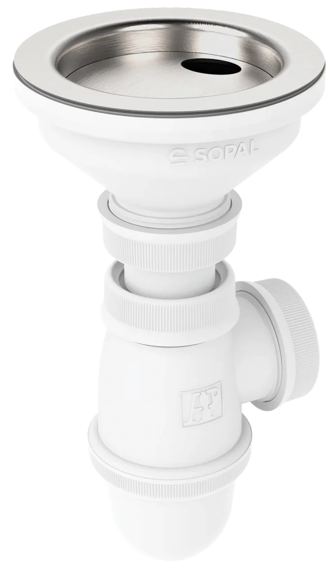 Stainless steel sink drainage assembly single-bowl — SOPAL