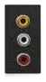 NERA 43 RCA stereo/video outlet — SOMEF 432046