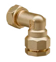 PE20 elbow coupling with swivel nut — SOPAL