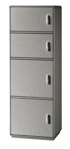 Outdoor enclosure Grafi 5 width 580 mm — 4 compartments