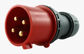 3P+E male plugs