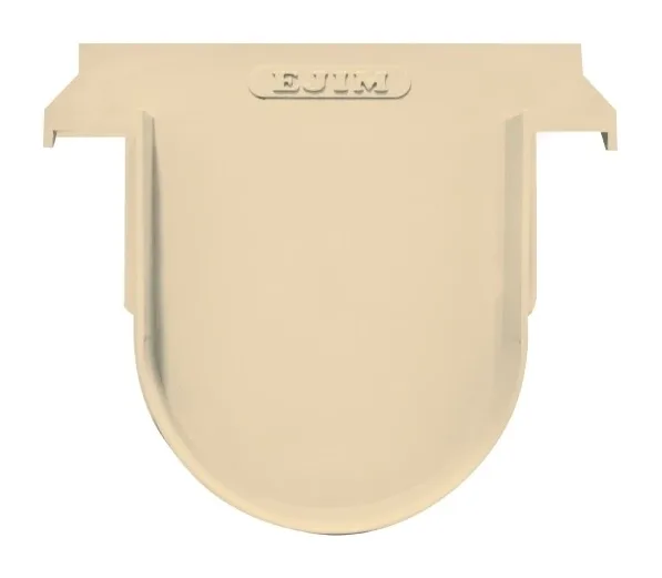 Garage channel end cap beige — EJIM JCA4003