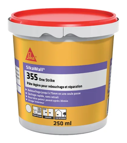 SikaWall®-355 One Strike — Lightweight interior filler