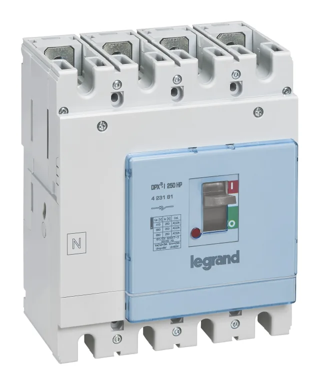 Legrand DPX³ switch-disconnector — 250A, 4 poles, IP30, Grey — 423181