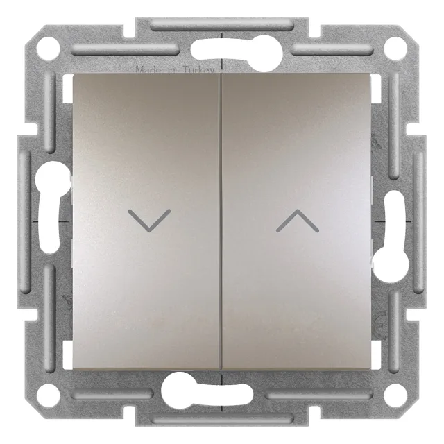 Asfora EPH1300569 roller blind switch — bronze