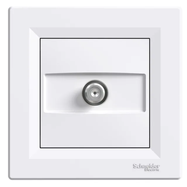 Prise antenne SAT Asfora EPH3700221 — blanc