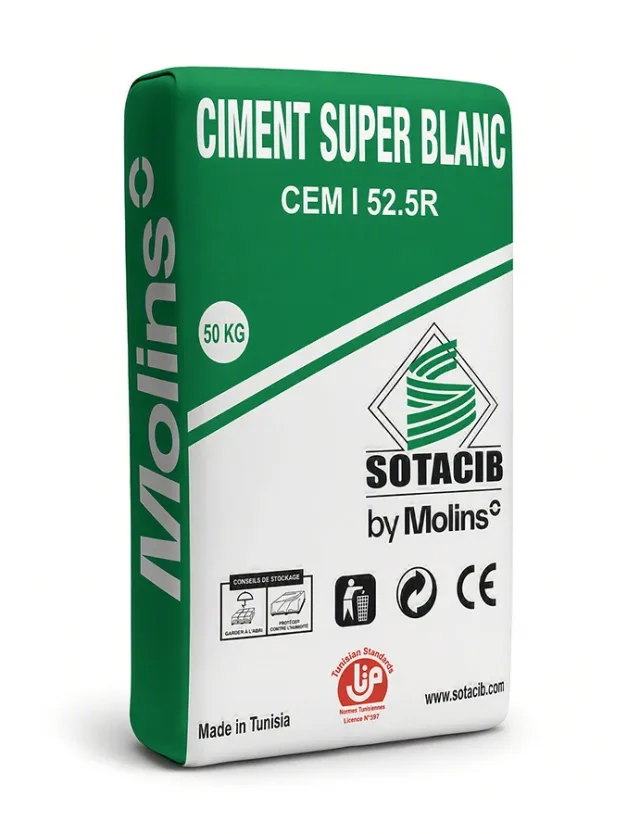 SOTACIB CEM I 52.5 R white Portland cement