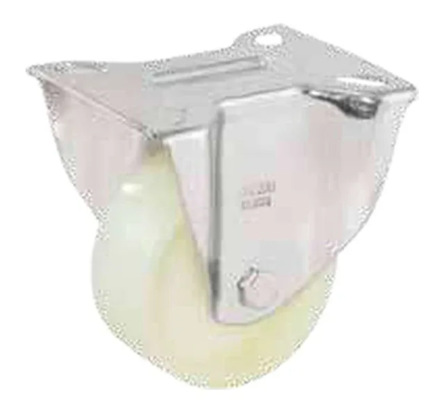 Fixed caster in sheet steel, with screw mounting plate, polyamide wheel — 803000