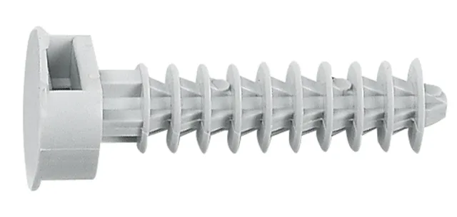 Embase à cheville grise RAL7035 pour perçage Ø8mm — Legrand