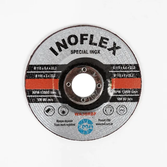 Inoflex stainless-steel grinding disc
