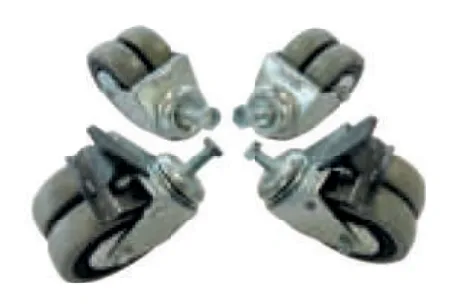 Enclosure accessories — pivoting castors for cabinets