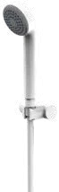 White anti-limescale hand-shower kit — SOPAL 10BLA10
