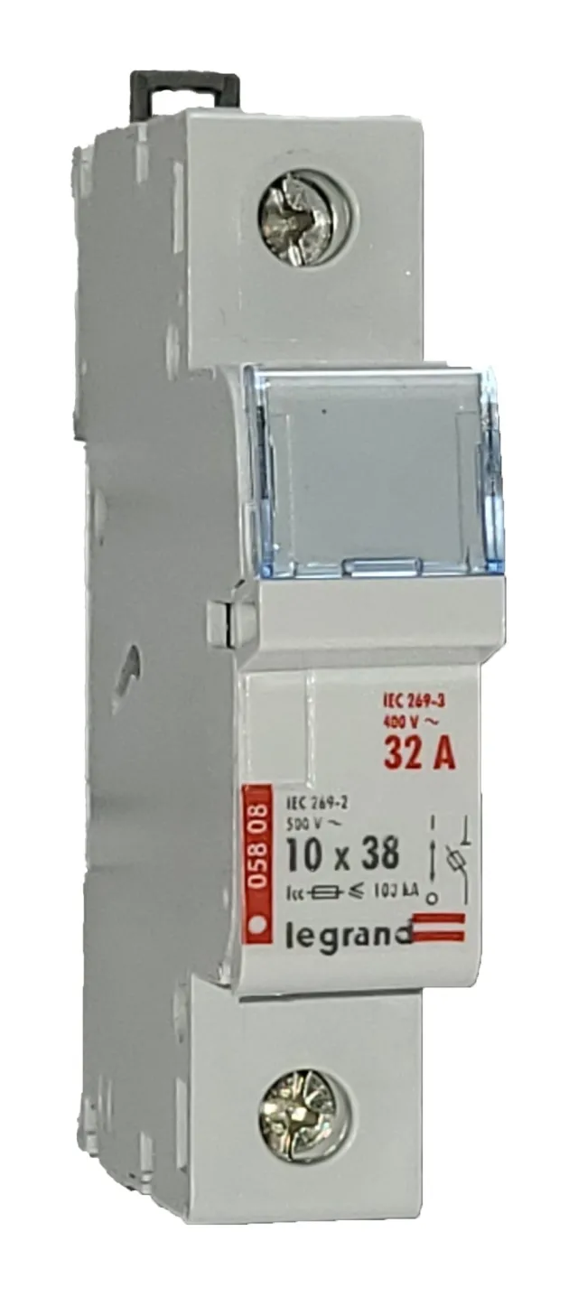 Legrand fuse holder — 500V, 1 pole, IP20 — 005808