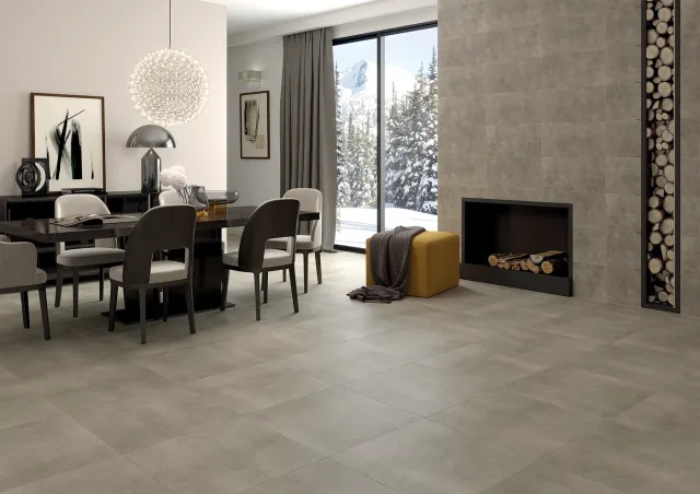 Concrete 60 × 60 cm — Porcelain tile