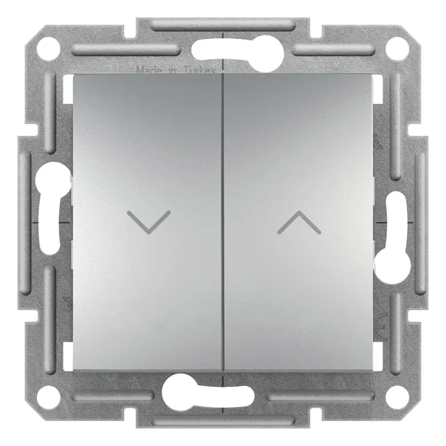 Asfora EPH1300561 roller blind switch — aluminium