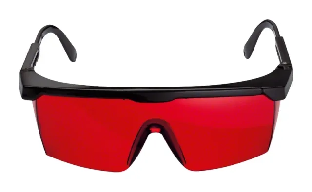 Bosch red laser viewing glasses — beam visibility accessory