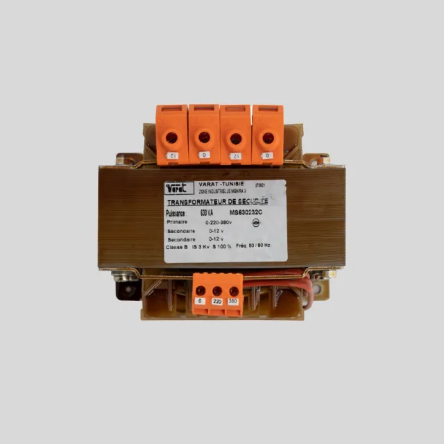 Single-phase isolation transformer