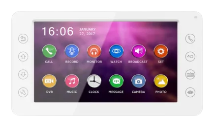 ANGELA X2 indoor video intercom monitor — SOMEF VR002-W