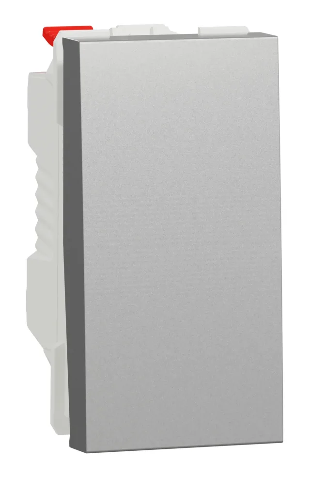 New Unica NU310630 no push button — aluminium