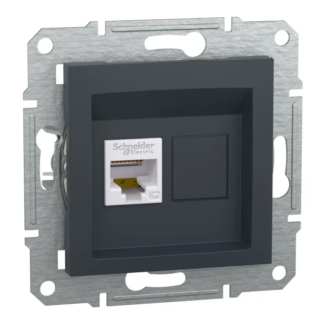 Asfora EPH4300171 rj45 socket outlet — anthracite