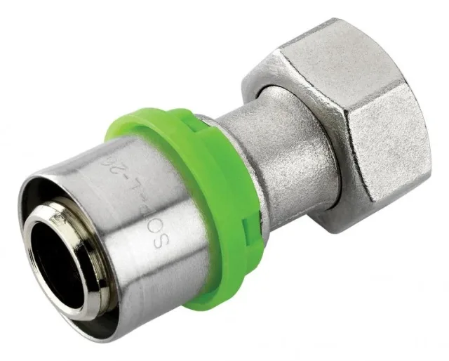 SOPAL — Straight fitting with swivel nut — SOPALPEX press fittings — 13A2A03