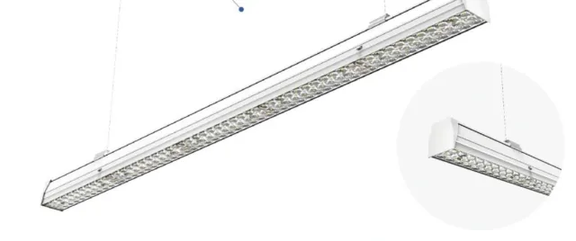 Industrial linear luminaire LINEALUX LED 3R — 3000 mm · 116 W · 4000 K · double asymmetric