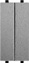 STIEL ALPHA double one-way switch matt grey