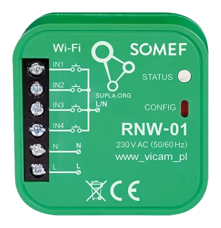Central control with button physical — ZAMEL RNW-01