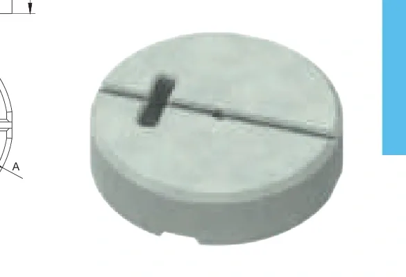 Concrete support for air-termination rod threaded — 3111090