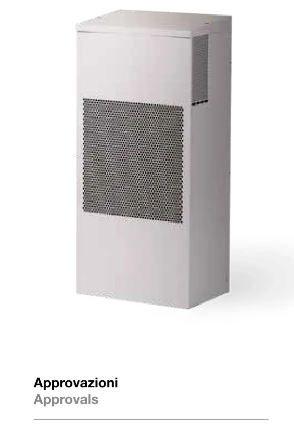Wall mounted outdoor coolers — 4000 W