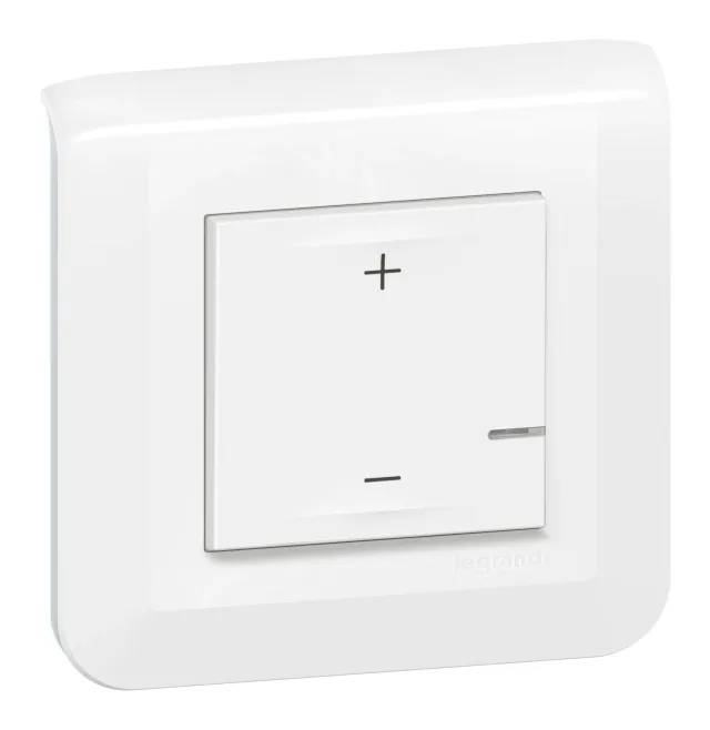 Legrand Mosaic dimmer switch — 2 modules, White — 048870LA