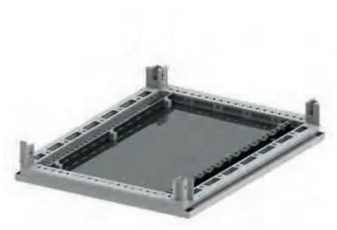 Enclosure accessories — solid bottom for CQE and CAE cabinets