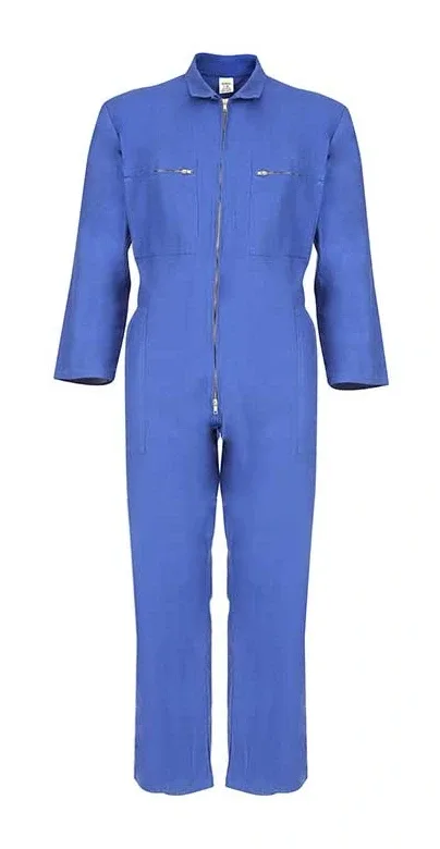Blue work coverall