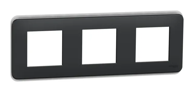 Plaque de finition New Unica NU400654 — anthracite
