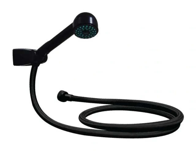 Ensemble de douche avec douchette anti-calcaire noir EJIM JSB1063