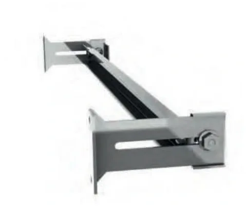 Internal modularity — adjustable DIN rail with support