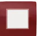 Bouton poussoir rouge bordeaux STIEL 6000