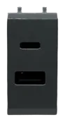 USB charger 20 W PD type A+C 1 module NERA 43 — SOMEF 432087USB