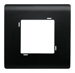 Decorative wall plate SERENA square matt black — SOMEF 43PLS32NM