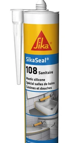 SikaSeal®-108 Sanitaire — Mould-resistant sanitary silicone sealant
