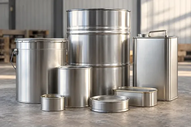 Range selection: Metal packaging