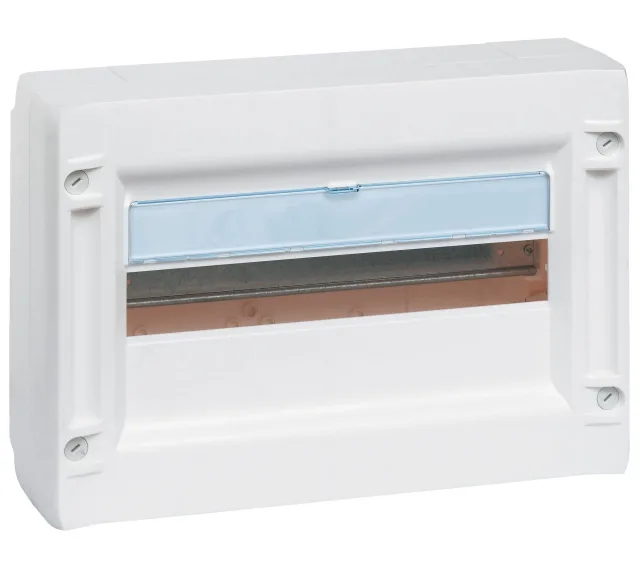 Legrand XL³ 125 enclosure — H 300mm x W 450mm x D 128mm, 1 row, 18 modules, IP30 — 401611